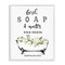 Stupell Industries Fresh Soap & Water Bath Tub Framed Giclee Art